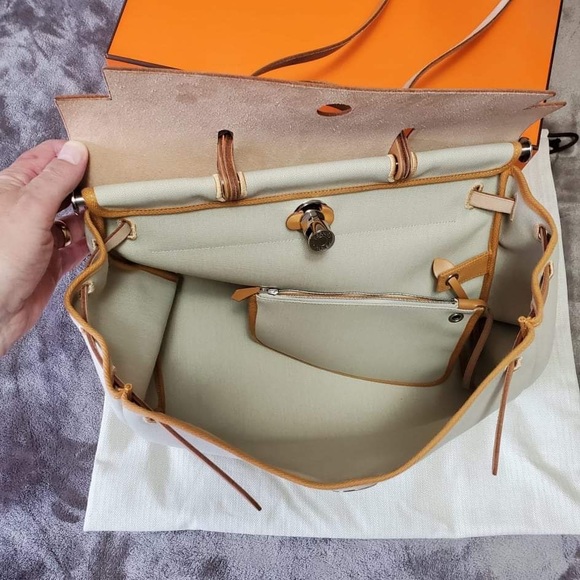 🔥 HERMES HERBAG 39” 🔥 Classic orange. - Picture 7 of 9